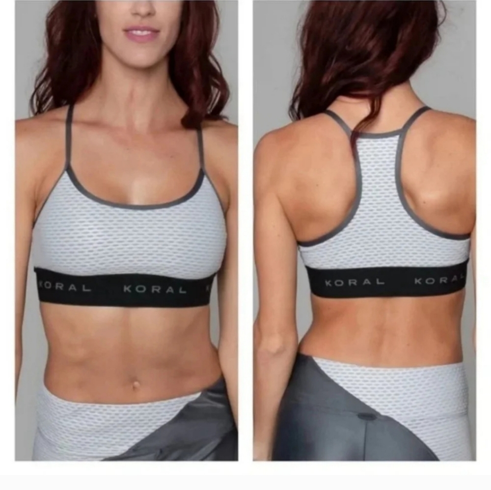 KORAL SweeperNetz Bra Agate Size Small#GreyWhite#NewWithTag